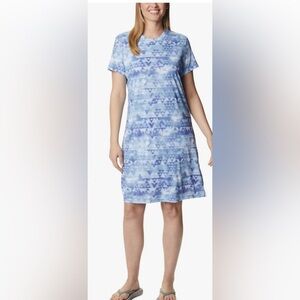 NWT Columbia Sportswear Fork Stream Dress Purple Lotus, Distant Peaks